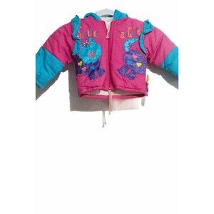 Tuff Cookies Girls Purple Blue Hoodie Jacket Long Sleeve Embroidered Size 24M
